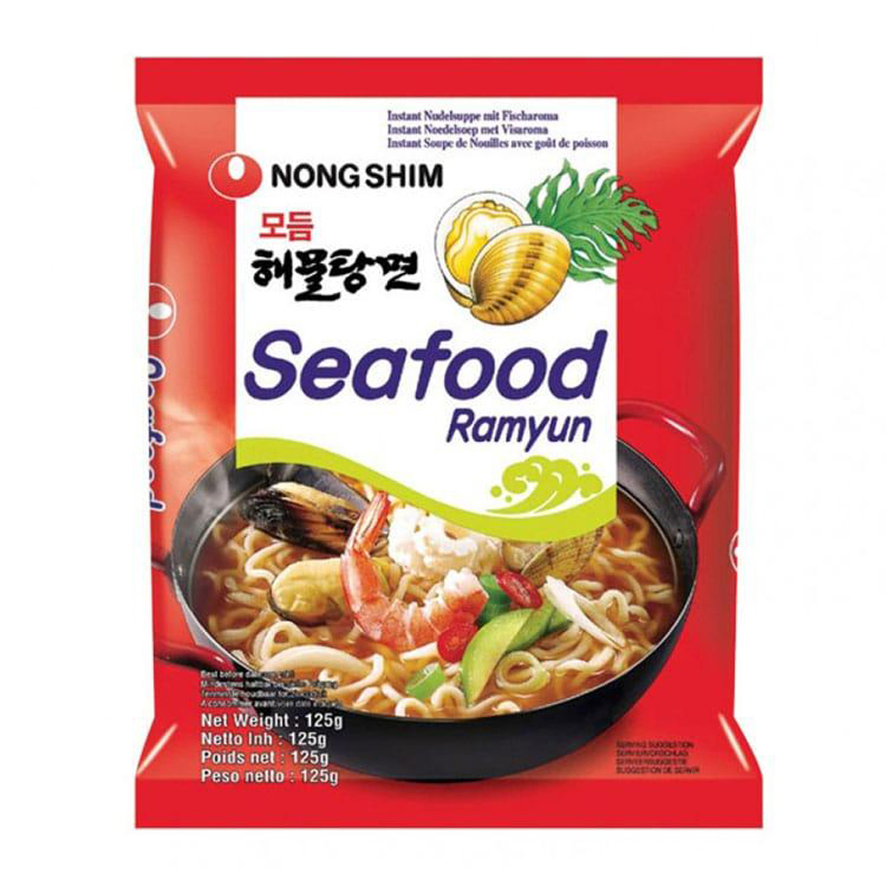 NongShim Instant noodles seafood 125g