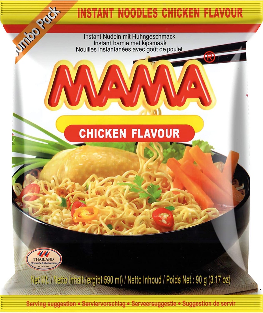 MAMA Jumbo Chicken Flv Noodle 90g