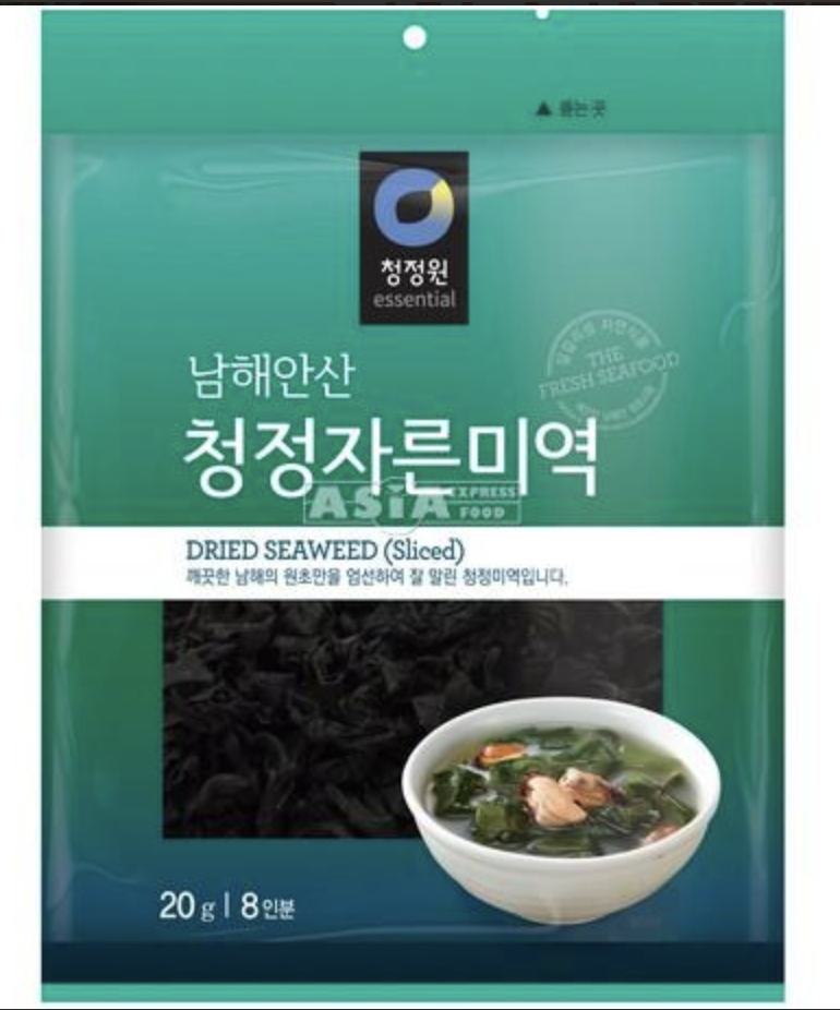 KR CJW Dried Seaweed Piece 20g
