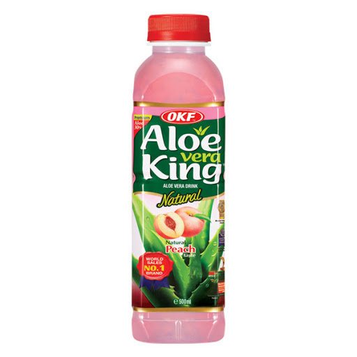 OKF Aloe Vera Drink Peach 500ml