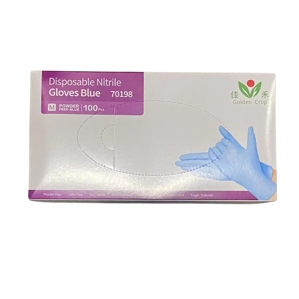 Disposable Nitrile Gloves Blue 100pcs