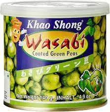 Wasabi coated green peas 140g