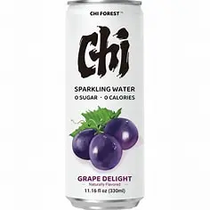 Chi Forest Sparkling Water Grape Delight Flavour 330ml