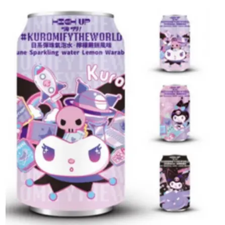 Highup hello kitty ramune sparkling lemon warabimochi flavor 330ml