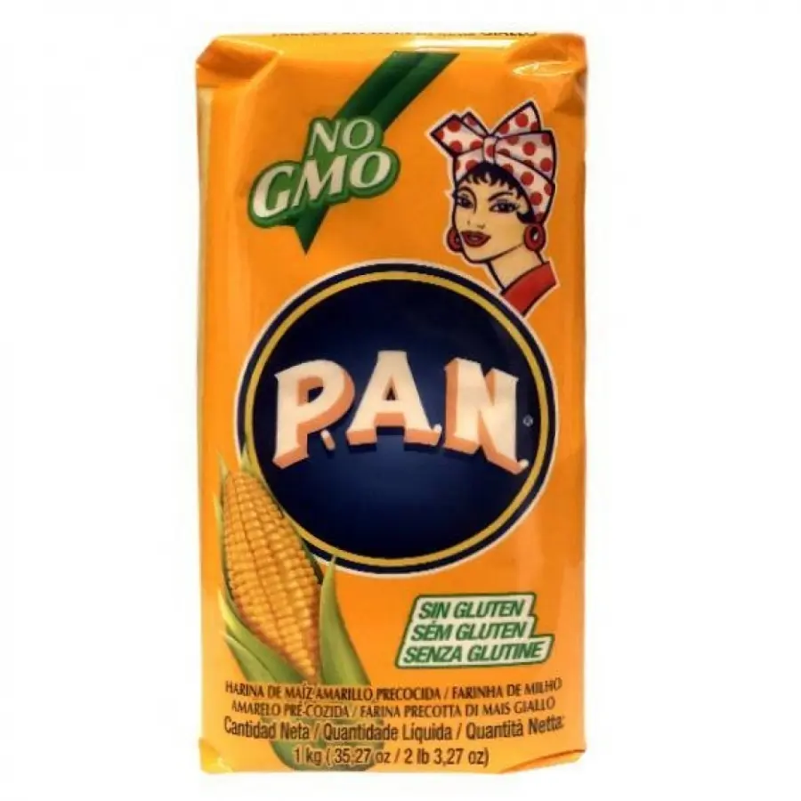 Harina pan orange package corn flour 1kg