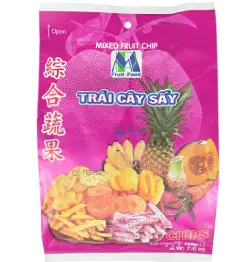 Minh Phat crispy mixed fruit chips 200g