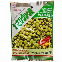 KASUGAI Roasted Hot Green Peas Wasabi Flavor 67g