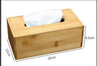 Tissue paper bamboo box /Pcs