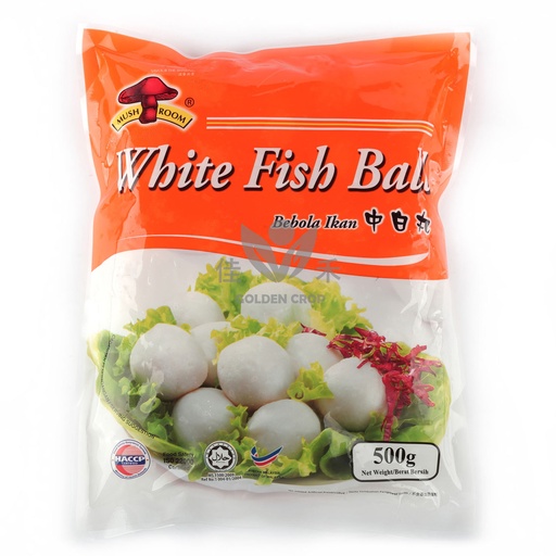 Mushroom White Fish Ball - Medium 500g