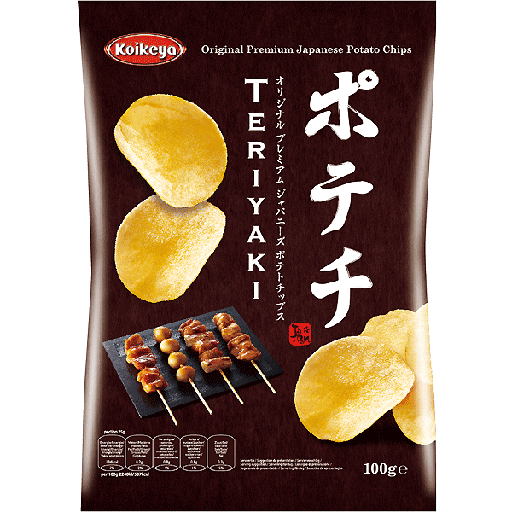KOIKEYA Potato Chip Teriyaki 100g/PKT