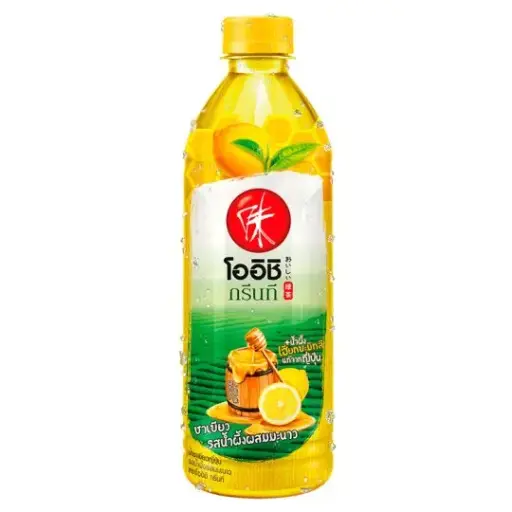 Oishi green tea honey lemon 500ml