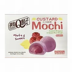 Custard mochi raspberry 168g